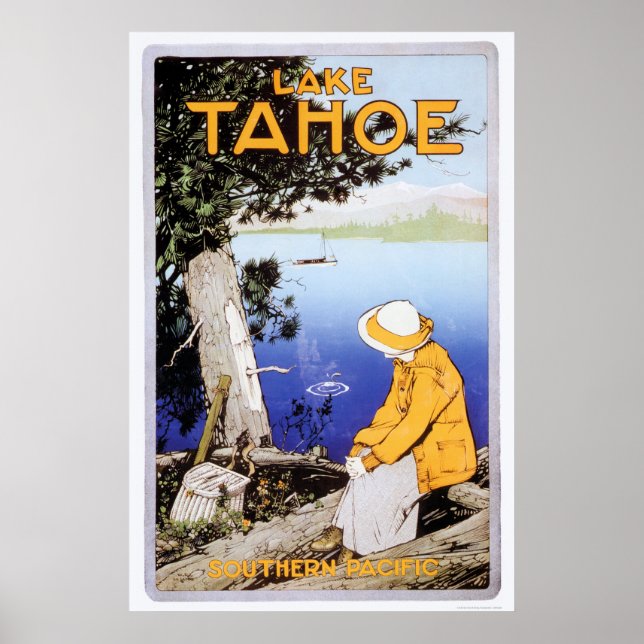 Affiches Le lac Tahoe (Devant)