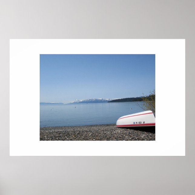Affiches Le lac Tahoe (Devant)