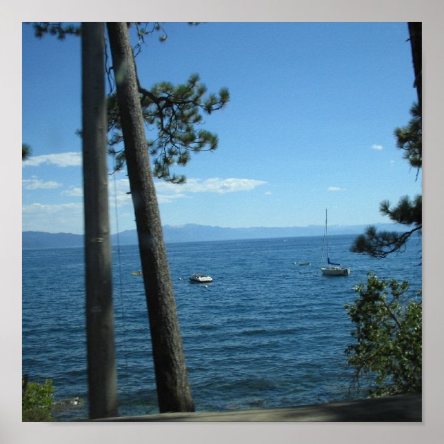 Affiches Le lac Tahoe (Devant)