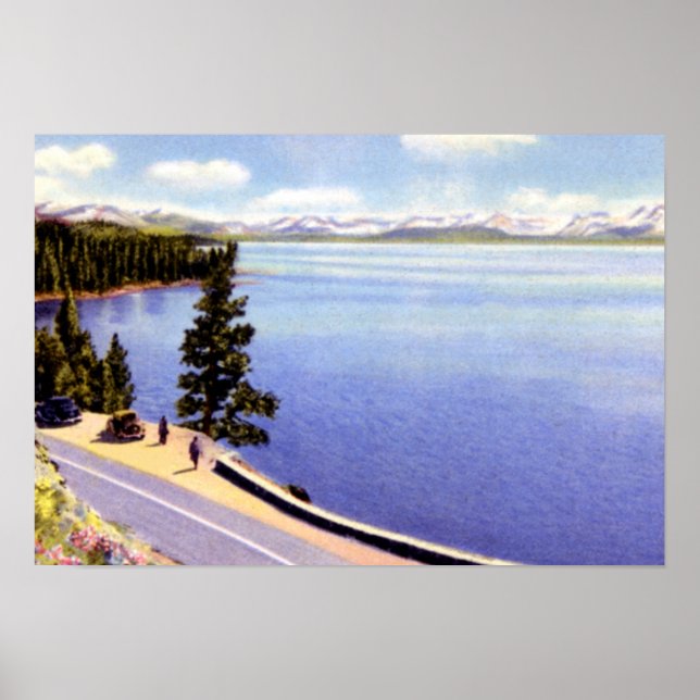 Affiches Le lac Tahoe en Californie (Devant)