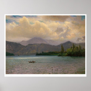 Affiches Le lac Tahoe, la Californie par Bierstadt (0102a)
