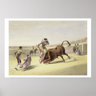 Affiches Le Leap ou Salta Tras Cuernos, 1865 (litho couleur