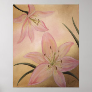 Affiches Le lis fleurit l'affiche