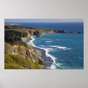 Affiches Le littoral de Big Sur en Californie, aux États-Un