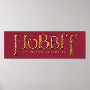 Affiches Le logo de Hobbit texturisé