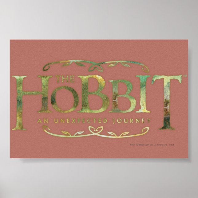 Affiches Le logo Hobbit vert (Devant)