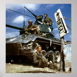 Affiches Le long du front de Naktong