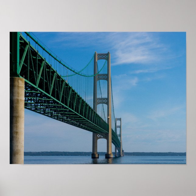 Affiches Le long du pont Mackinac (Devant)