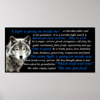 Affiches Le loup que vous nourrissez