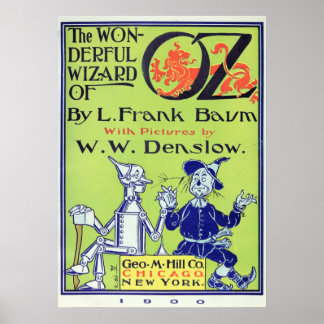 Affiches Le Magicien Merveilleux d'Oz — 1900