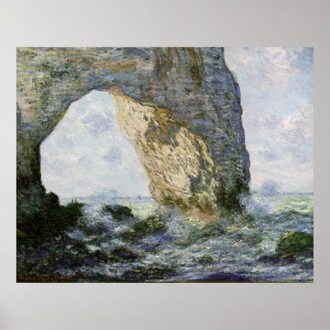 Affiches Le Manneporte de Claude Monet (Devant)