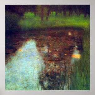 Affiches Le marais de Gustav Klimt