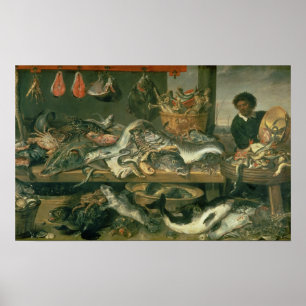 Affiches Le marché aux poissons, 1618-21