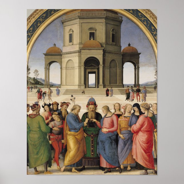 Affiches Le mariage de la Vierge, 1500-04 (Devant)