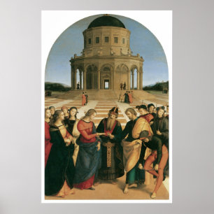 Affiches Le mariage de l'affiche de Vierge