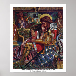 Affiches Le mariage de St George et de la princesse Sabra