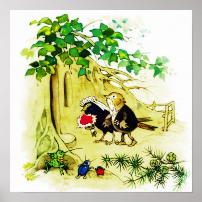 Affiches Le Mariage des oiseaux (Devant)