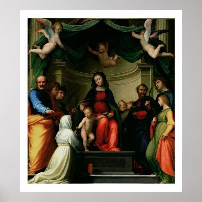 Affiches Le mariage mystique de Sainte Catherine de Sienne  (Devant)