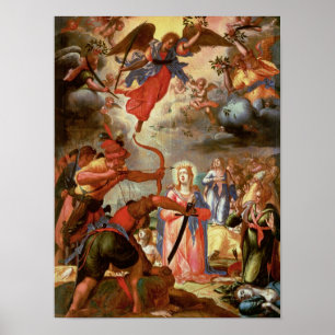 Affiches Le martyre de Saint Ursula, début du XVIIe siècle