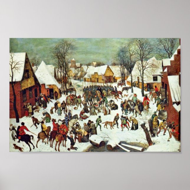 Affiches Le Massacre Des Innocents, Par Bruegel D. Ä. P (Devant)