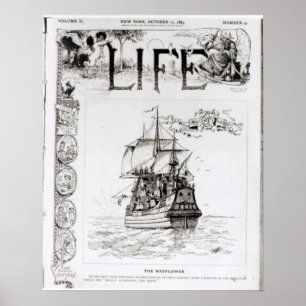 Affiches Le Mayflower, couverture de 'Life'