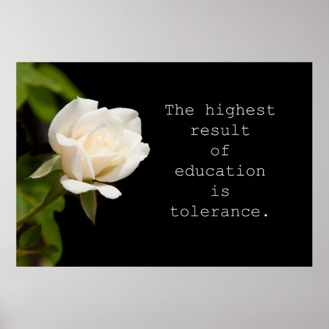 Affiches Le meilleur résultat de l'éducation (Devant)