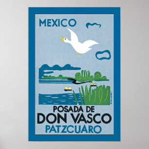 Affiches Le Mexique - le Posada de Don Vasco