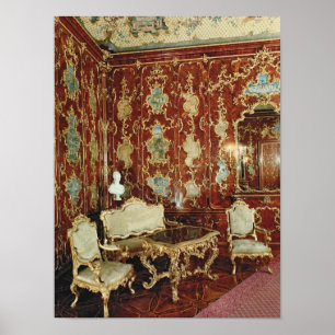 Affiches Le Millionen Room lambrissé de figuier incrusté