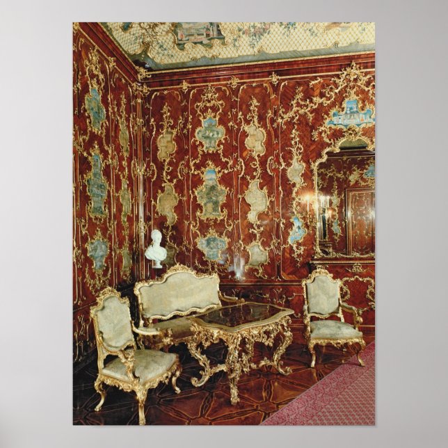 Affiches Le Millionen Room lambrissé de figuier incrusté (Devant)