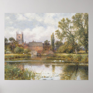 Affiches Le Millpond, 1901 (huile sur toile)