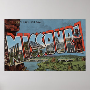 Affiches Le Missouri (vue de pont) - grandes scènes de