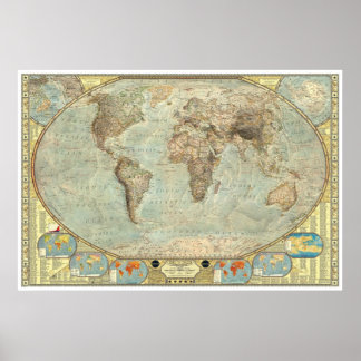 Affiches Le monde - Changement climatique