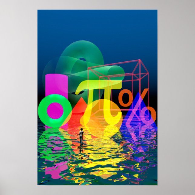 Affiches Le monde des mathématiques (Devant)