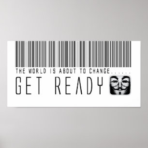Affiches le monde est sur le point de changer… sont prêt