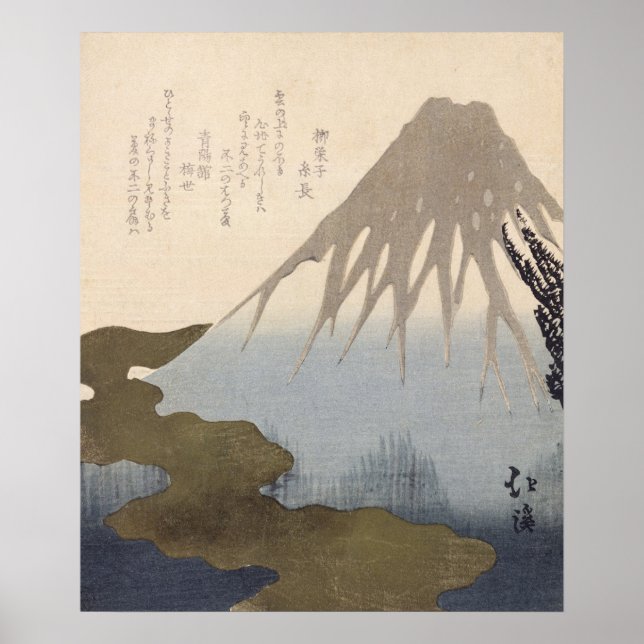 Affiches Le Mont Fuji sous la neige (Devant)