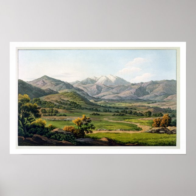 Affiches Le mont Olympe, vu entre Larissa et Baba, p (Devant)