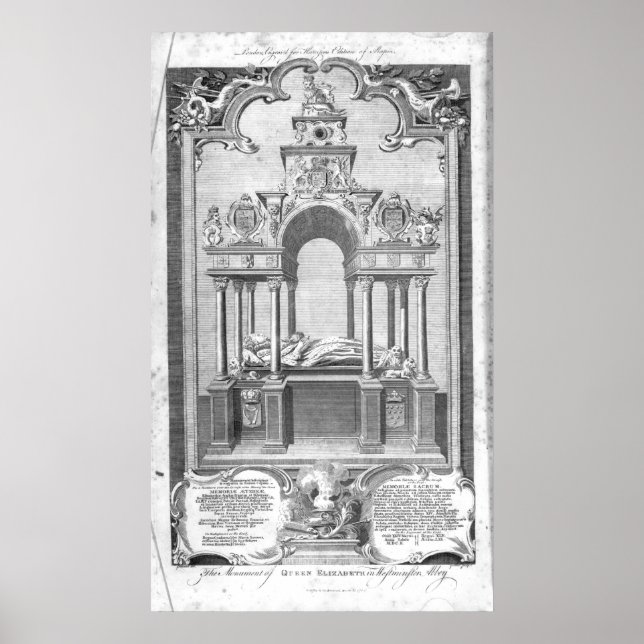 Affiches Le monument de la reine Elizabeth (Devant)