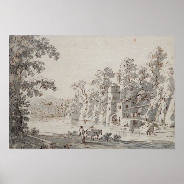 Affiches Le moulin à eau de la Ford (Devant)