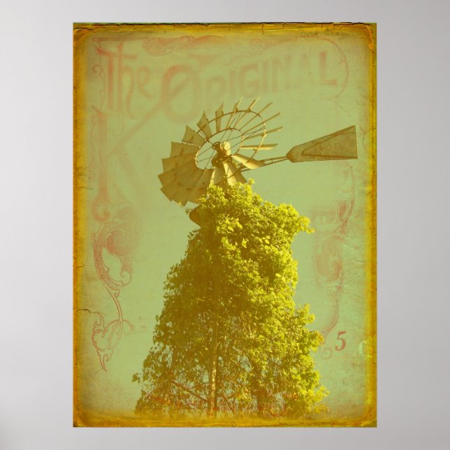 Affiches Le moulin à vent d'origine (Devant)