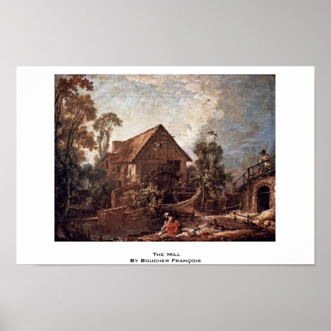 Affiches Le Moulin De Boucher François (Devant)