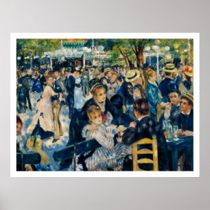 Affiches Le Moulin de la Galette par Renoir