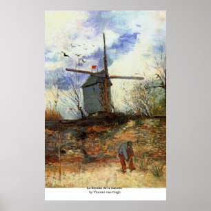 Affiches Le Moulin de la Galette par Vincent van Gogh