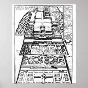 Affiches Le nouveau château de Saint-Germain-en-Laye, 1614