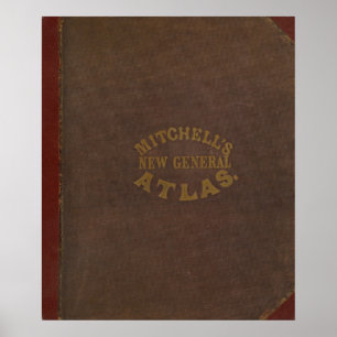 Affiches Le nouvel atlas général de Mitchell