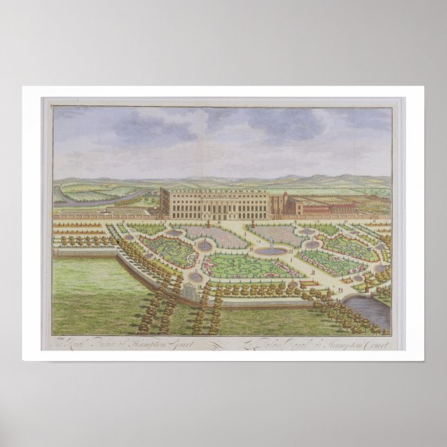 Affiches Le Palais Royal d'Hampton Court, tiré de 'Enquête  (Devant)