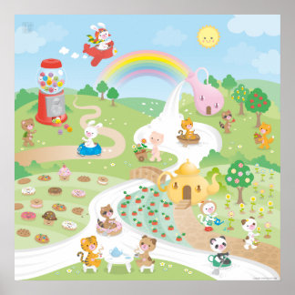 Affiches Le paradis de la douceur