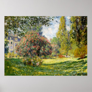Affiches Le Parc Monceau par Claude Monet