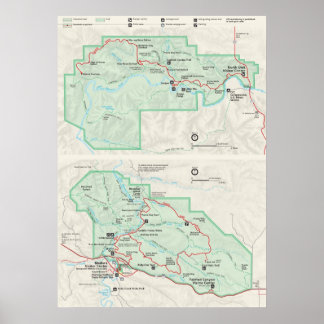 Affiches Le Parc national de Theodore Roosevelt