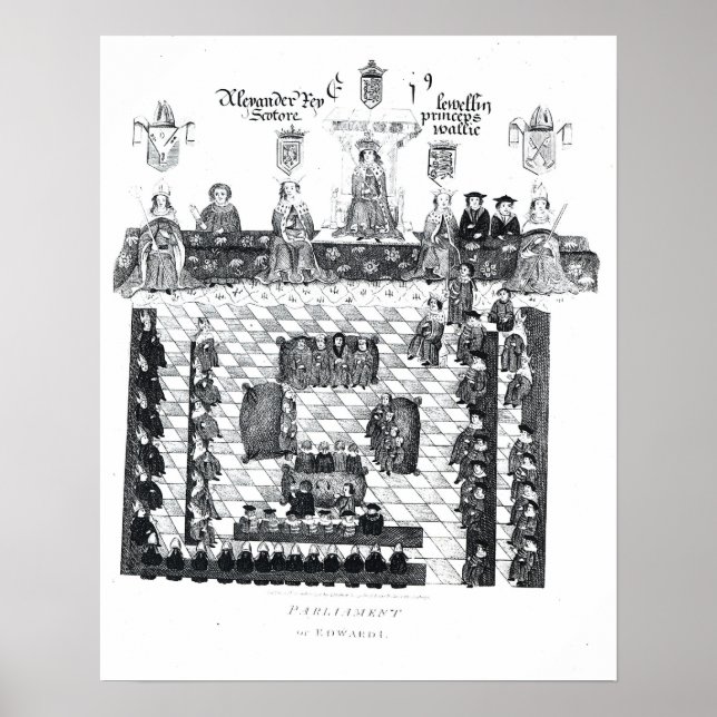 Affiches Le Parlement d'Edward I (Devant)