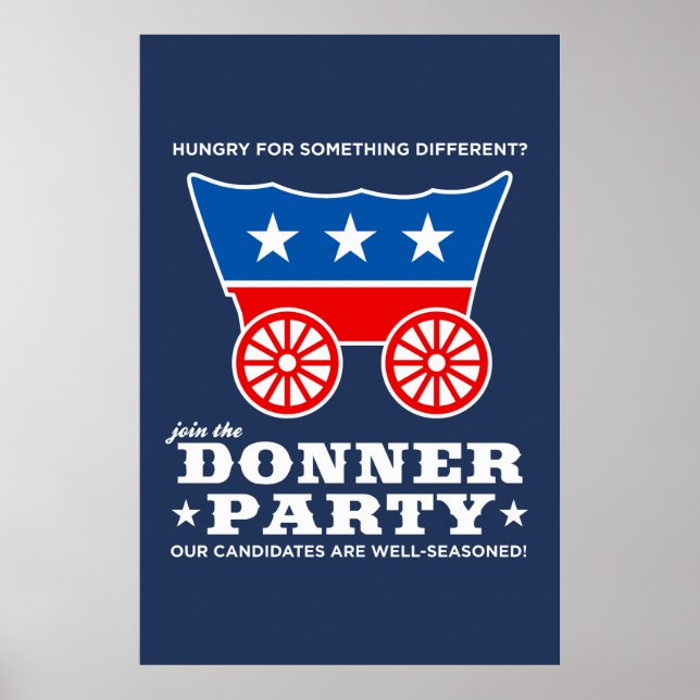 Affiches Le Parti Donner - qui a faim de quelque chose de d (Devant)